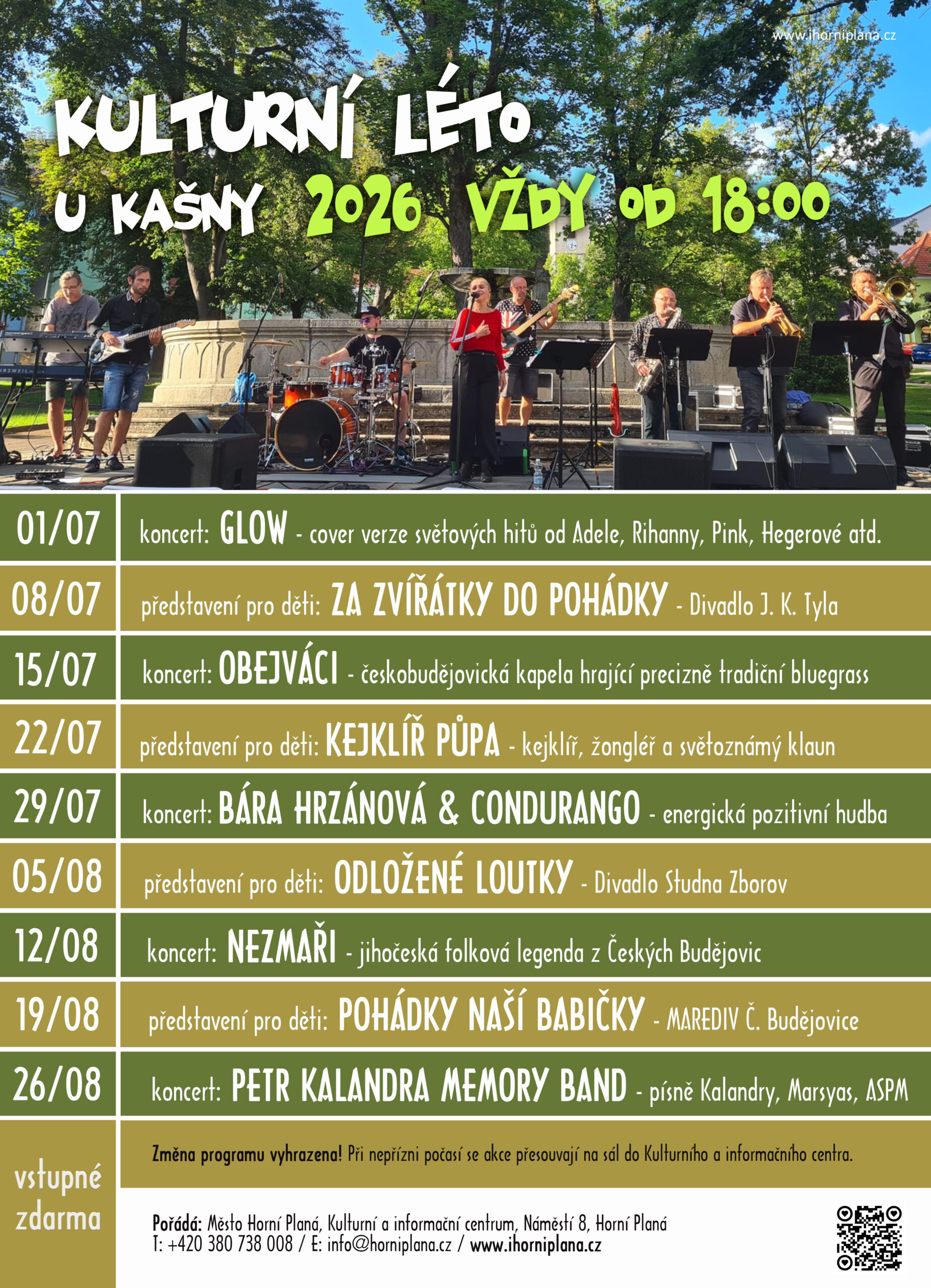 Přednáška JV - Horní Planá