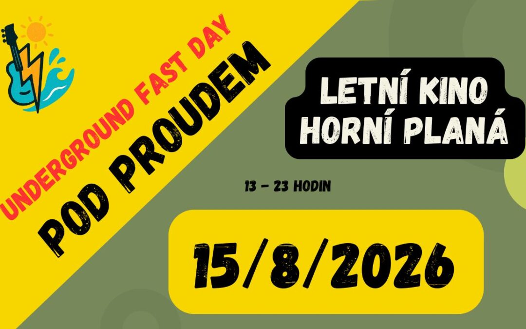 POZVÁNKA: ROCKOVÝ FESTIVAL POD PROUDEM 2026